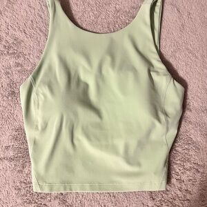 Lululemon Align High Neck Tank Green Size 8